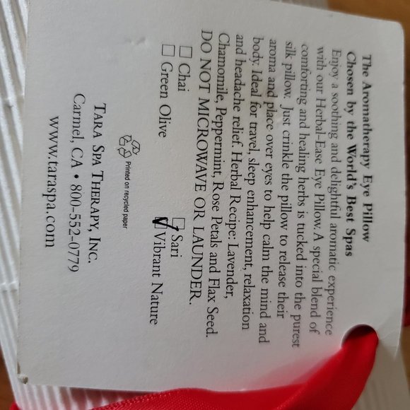 NWOT - Aromatherapy Eye Pillow - Picture 4 of 6